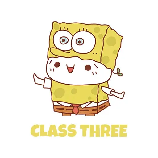 海绵宝宝头像矢量卡通动画矢量班服图案矢量卡通手绘矢量