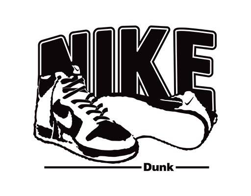 nike耐克鞋子矢量nike英文字母矢量手绘鞋子鞋子剪影矢量卡通英文字母