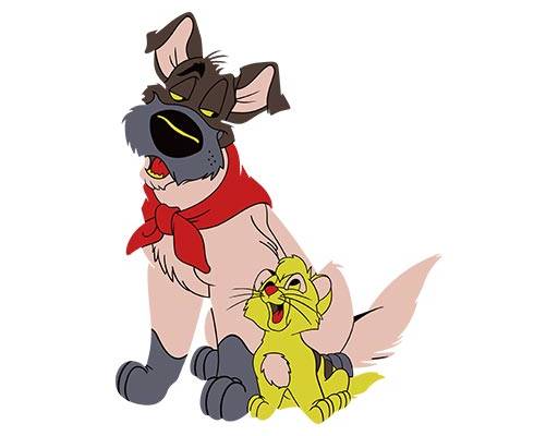 卡通动物矢量卡通小狗矢量狮子矢量动画片动物矢量猎狗图案