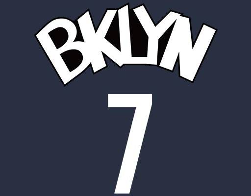 bklyn英文字母矢量数字7矢量球衣号码矢量数字字母矢量
