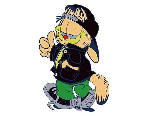 加菲猫矢量可爱动物矢量行走是加菲猫 Garfield卡通动画矢量动物