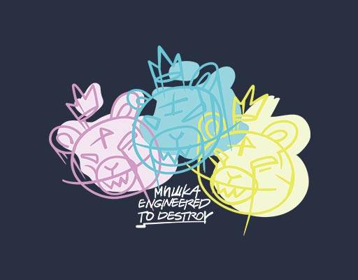 卡通小熊矢量头像手绘小熊涂鸦小熊矢量英文字母矢量卡通动物