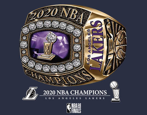 湖人戒指NBA冠军图案2020NBA CHAMPION篮球冠军logo矢量篮球总冠军