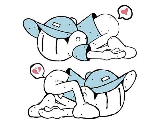 卡通人物矢量戴帽子的小人矢量手绘卡通男孩矢量