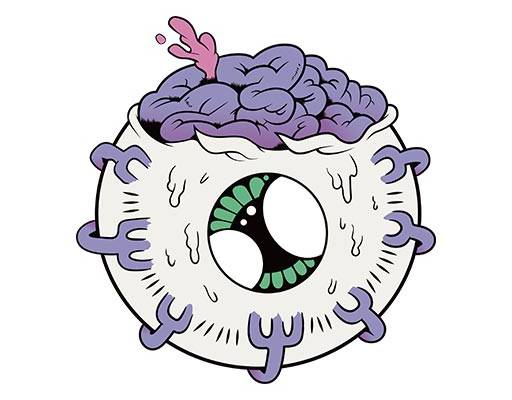 大眼球矢量卡通眼球矢量欧美眼球品牌矢量大眼球mishka欧美品牌logo