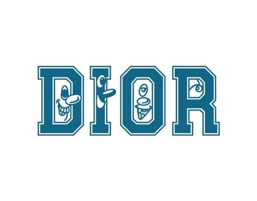 dior迪奥英文字母矢量卡通动画人物表情矢量卡通英文字母