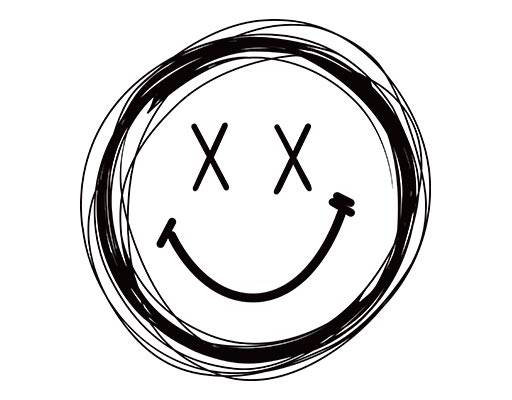 手绘微笑图案线条表情图案线条微笑xx图案