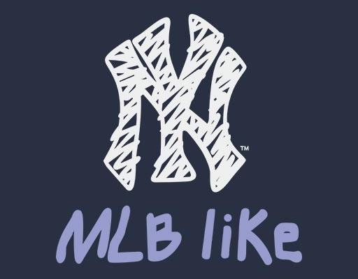 LA标志矢量英文字母矢量MLBLIKE美国职棒大联盟logo矢量英文字母矢量