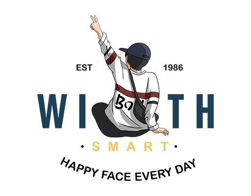 卡通小男孩矢量戴帽子的男孩背影矢量男人图案酷酷男孩英文