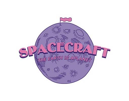 手绘月球矢量英文字母矢量星球矢量手绘图案紫色月亮