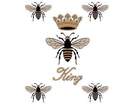 蜜蜂矢量皇冠图案黄蜂图案英文字母图案
