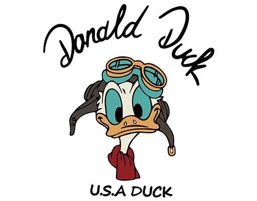 卡通鸭子矢量唐老鸭矢量英文字母矢量可爱鸭子