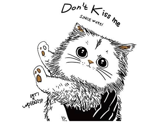 卡通猫咪矢量英文字母猫可爱猫小猫图案手绘猫