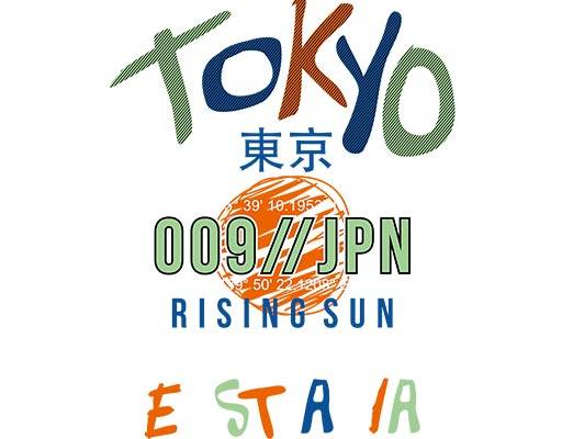 东京文字矢量图案印花卡通数字字母矢量手绘英文字母图案