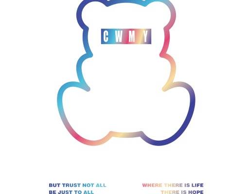 卡通小熊矢量英文字母矢量小熊剪影彩色熊线条