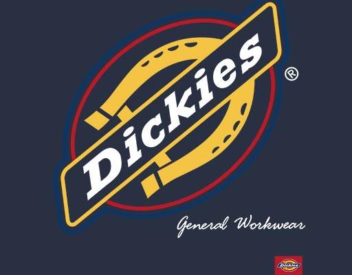 dickies英文字母矢量品牌logo矢量线条图案