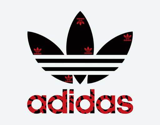 阿迪达斯矢量豹纹阿迪矢量adidas标志矢量素材