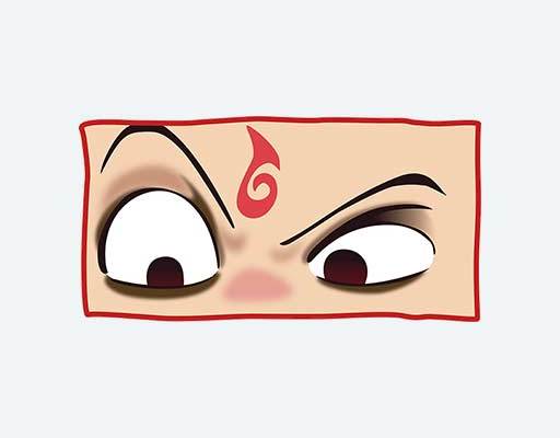 人物矢量头像哪吒眼睛矢量素材卡通卡通人物表情矢量动画片