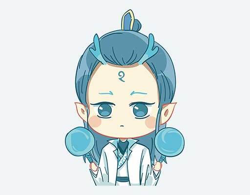 卡通人物矢量鳌拜头像矢量卡通小男孩矢量动画片人物矢量