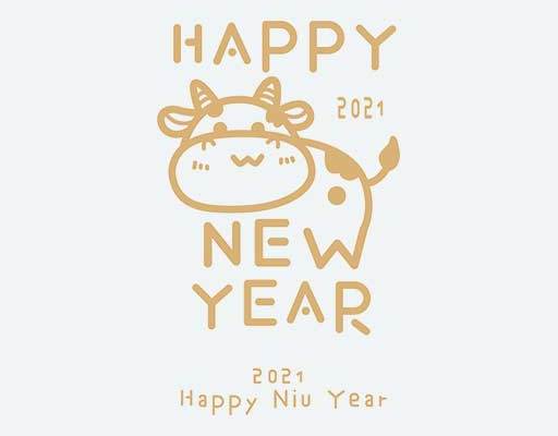 线条牛矢量卡通奶牛矢量素材英文字母矢量new year 牛