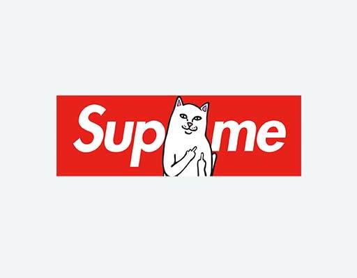 卡通小狗矢量superme矢量卡通动物矢量英文字母矢量