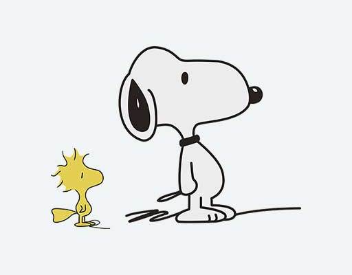 史努比矢量Snoopy动画片卡通狗矢量简笔卡通动物矢量动画片图案