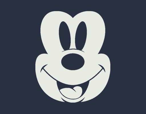 米奇头像矢量卡通动物矢量迪士尼卡通动画剪影米老鼠面具矢量卡通面具