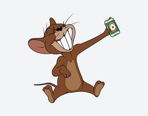 杰瑞矢量卡通卡通老鼠矢量可爱卡通动物矢量猫和老鼠矢量卡通jerry矢量