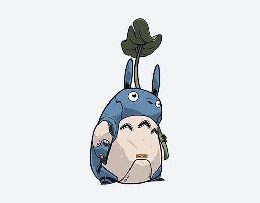 卡通动物矢量龙猫卡通矢量Totoro动画片卡通矢量