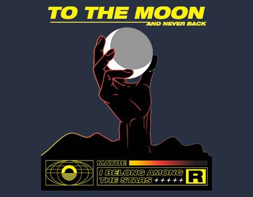 人物手矢量太阳月亮卡通男人印花素材山形图案英文字母图案