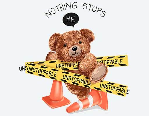 卡通小熊矢量跨栏小熊矢量卡通素材棕色熊矢量