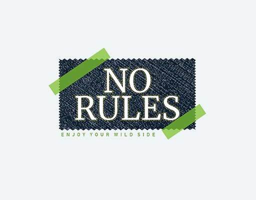 牛仔面料矢量牛仔布料印花矢量英文字母矢量卡通素材