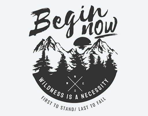 英文字母山形矢量圆形图案山脉图案日出矢量素材男装印花