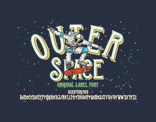 滑板矢量素材宇航员滑板图案男装印花素材炫酷人物滑板