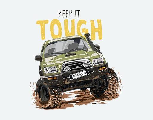 汽车矢量素材卡通吉普车矢量英文字母图案手绘汽车jeep