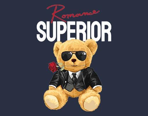 卡通小熊矢量穿衣服的熊玫瑰熊矢量带墨镜熊矢量英文字母穿西服熊