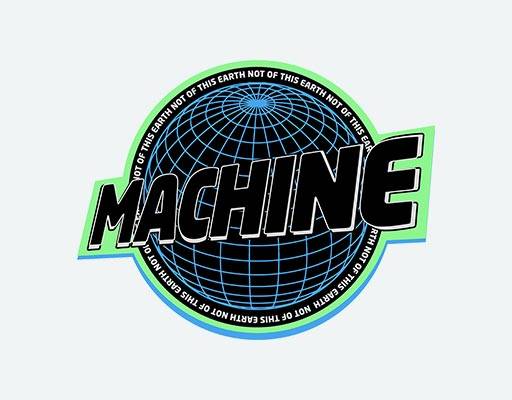 地球矢量素材英文字母球体矢量圆形球体英文字母machine线条地球立体球体