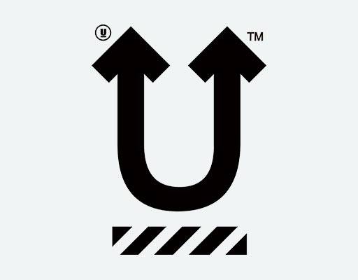 英文字母U矢量简约字母数字矢量弧形箭头矢量