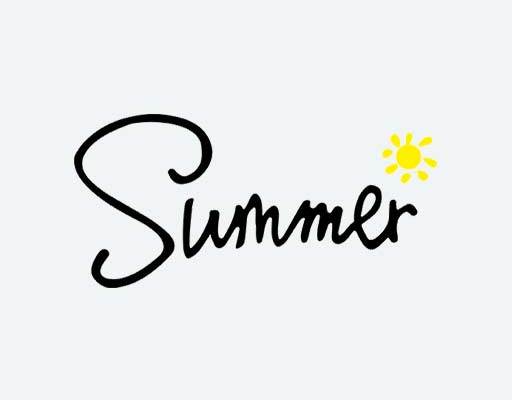 英文字母矢量手绘英文字母summer文字矢量简约手绘太阳矢量
