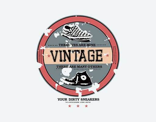 破碎鞋子矢量英文字母矢量圆形矢量vintage英文字母板鞋矢量匡威鞋子矢量