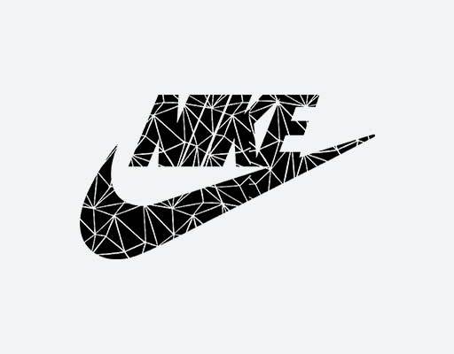 耐克矢量破碎耐克图案nike矢量勾图案品牌logo矢量