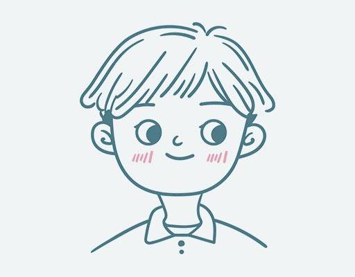 卡通小男孩矢量素材手绘男孩情侣装男孩简笔男孩人物