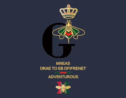 蜜蜂矢量素材男装印花图案黄蜂矢量卡通字母G皇冠金色蜜蜂动物