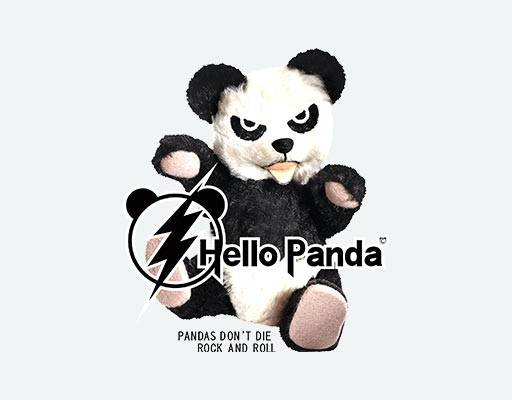 卡通熊猫hello pand 熊猫玩具熊猫毛绒公仔英文字母卡通
