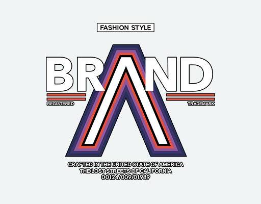 英文字母矢量彩色线条矢量三角形矢量男装简约字母