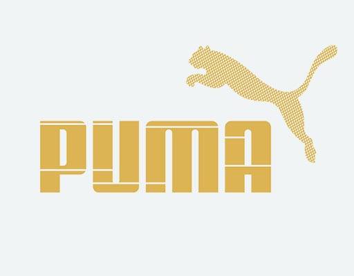 彪马矢量英文字母PUMA豹子矢量网格豹子卡通豹子剪影