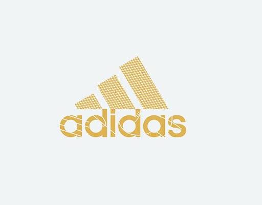 阿迪达斯矢量图案adidas线条网格矢量品牌logo矢量