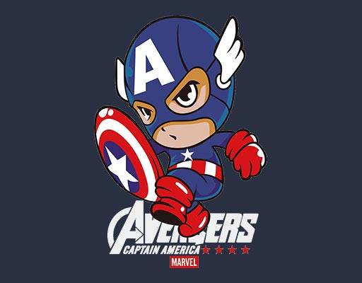 卡通超人矢量美国队长矢量图案卡通人物矢量超级英雄