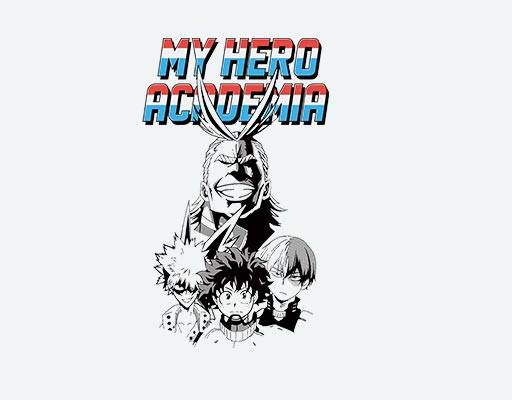 火影忍者矢量卡通人物my hero academia 卡通男孩矢量动画片人物矢量彩色英文字母矢量