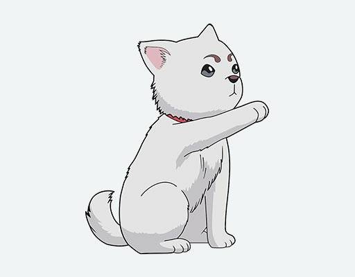 卡通猫咪矢量手绘猫矢量动画片动物矢量